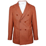 Made in Italy Brown Linen Blazer LO-14882-IT52 | XL