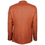 Made in Italy Brown Linen Blazer LO-14882-IT52 | XL