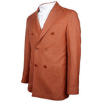 Made in Italy Brown Linen Blazer LO-14882-IT52 | XL