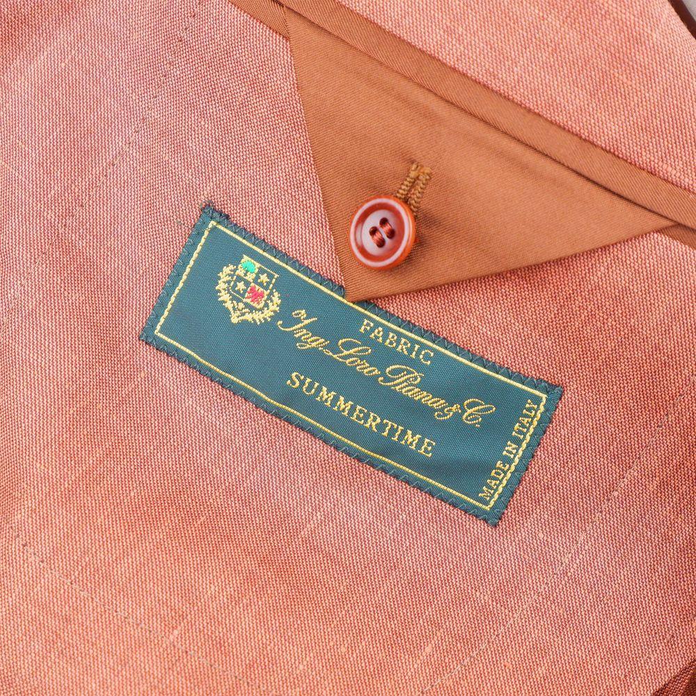 Made in Italy Brown Linen Blazer LO-14882-IT52 | XL
