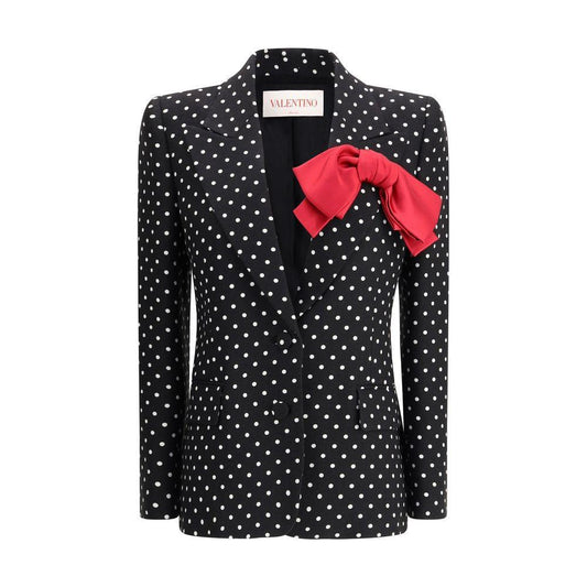 Valentino Polka dot single-breasted Blazer VA-6B0CE46598STB1-IT42 | L