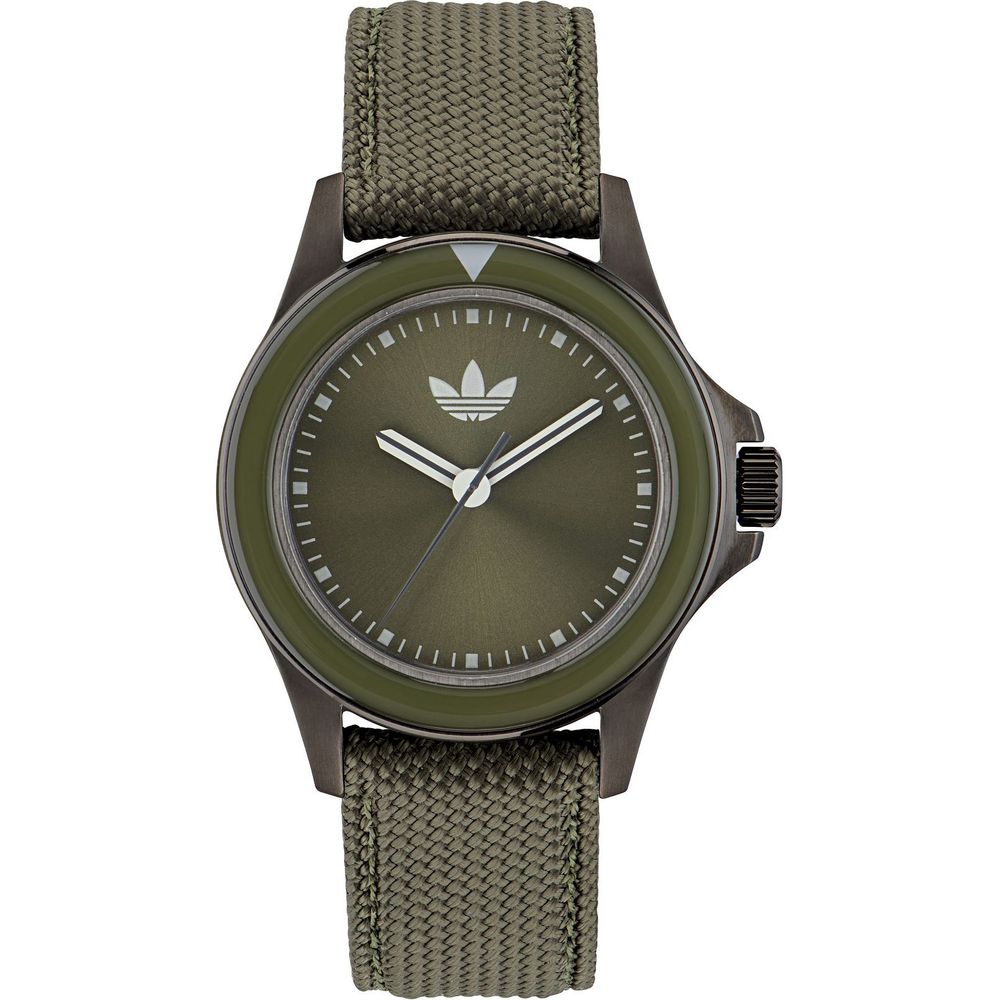 Adidas Green Fabric Dress Watch