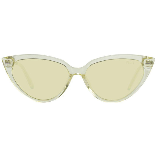 Emilio Pucci Yellow Metal Sunglasses EPEP01485639EAC