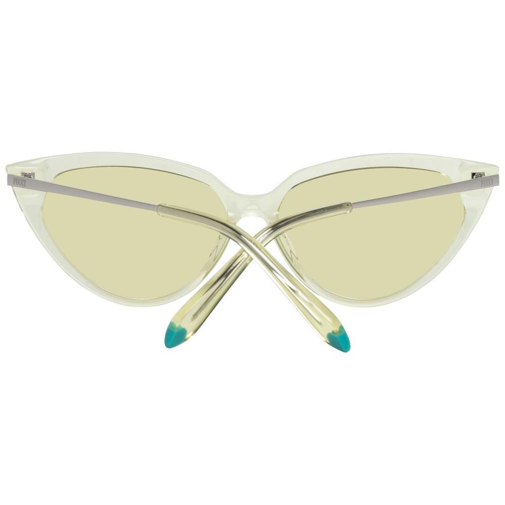 Emilio Pucci Yellow Metal Sunglasses EPEP01485639EAC
