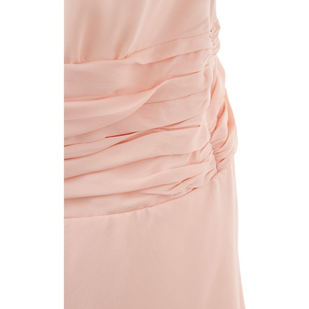 Lardini Elegant Pink Acetate Dress
