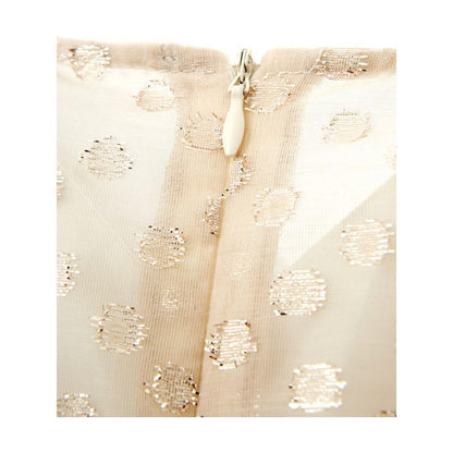 Lardini Beige Cotton Elegance Dress