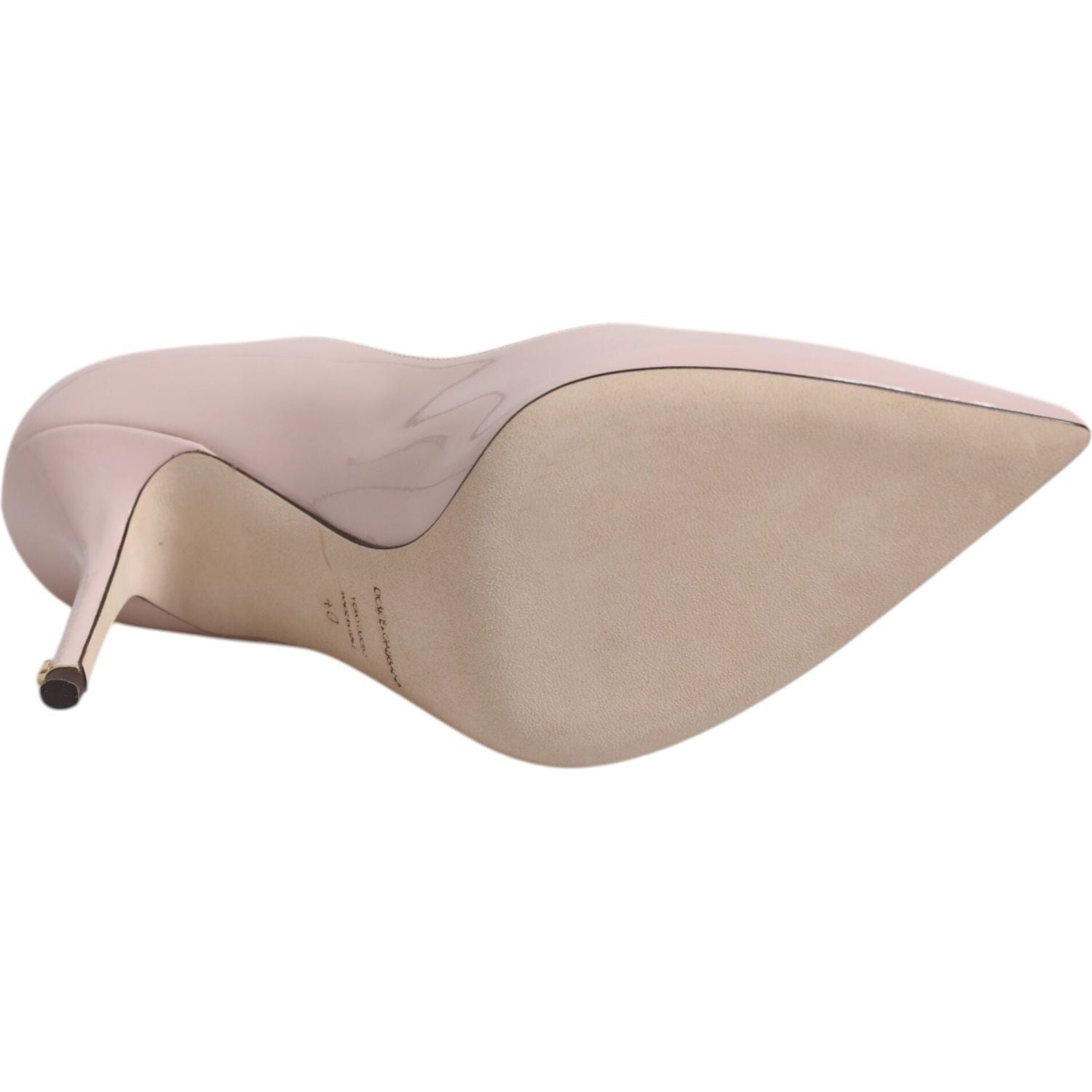 Dolce & Gabbana Pink Patent Leather Stiletto Heel Pumps Shoes