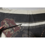 Dolce & Gabbana Multicolor Printed Cashmere Foulard Scarf MS7158