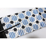 Dolce & Gabbana White Blue Polka Dotted Silk Skinny Scarf MS7185