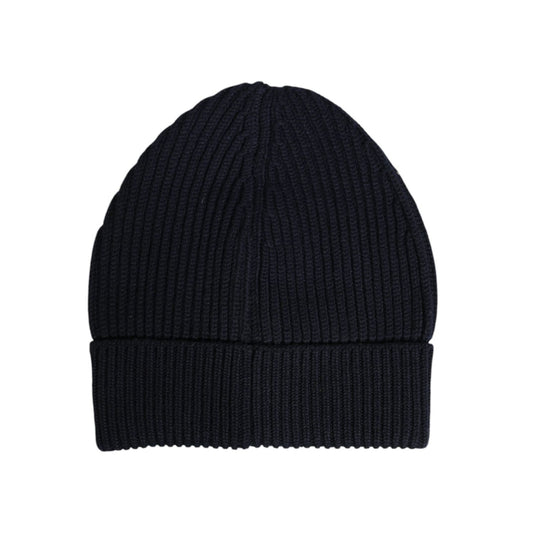 Dolce & Gabbana Black Cashmere Knitted Winter Beanie Hat HAT9735