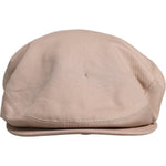 Dolce & Gabbana Beige Cotton Newsboy Capello Cabbie Hat HAT9762-60