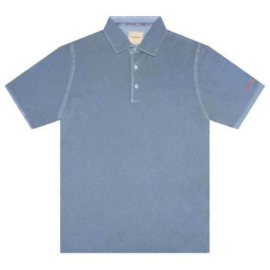 Tramarossa Light Blue Cotton Men Polo Shirt TR-14957-M