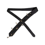 Dolce & Gabbana Black Logo Embellished Adjustable Necktie Tie KRA3439