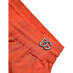 Dolce & Gabbana Orange Polyester Beachwear Shorts 2Pc Swimwear BIK1897-6