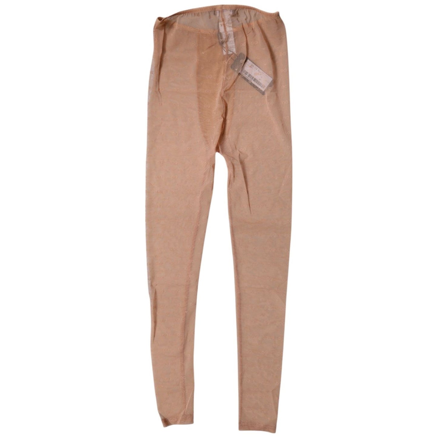 Dolce & Gabbana Nude Beige Logo Lace Lingerie Pants Underwear BIK1963-2