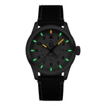 Luminox Black Leather Watch LUXA9527AC
