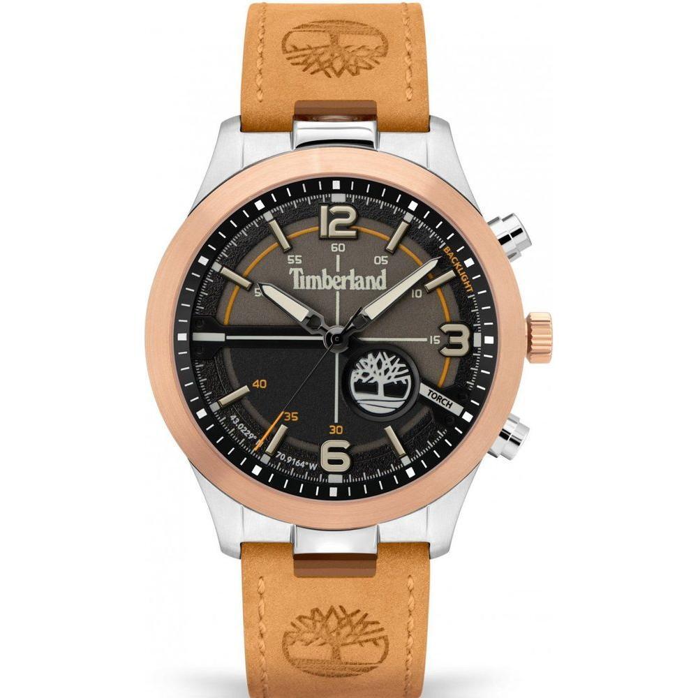 Timberland Brown Leather Watch TITDWGA2103302AC