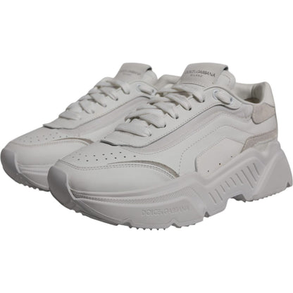 Dolce & Gabbana White Daymaster Low Top Sneakers Shoes