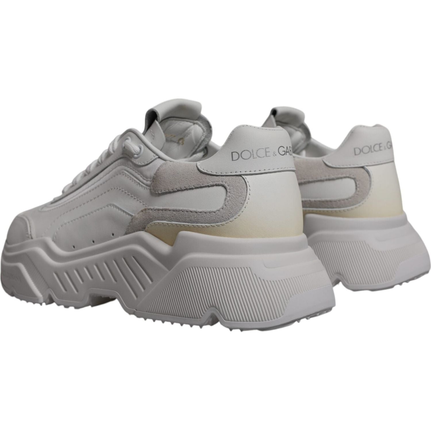 Dolce & Gabbana White Daymaster Low Top Sneakers Shoes