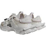 Dolce & Gabbana White Nylon Low Top Space Sneakers Shoes MV7187-42.5