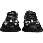 Dolce & Gabbana Black Logo Lace Up Low Top NS1 Sneakers Shoes MV7191-42