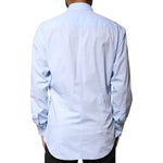 Dolce & Gabbana Light Blue Cotton MARTINI Formal Dress Shirt TSH86336-37