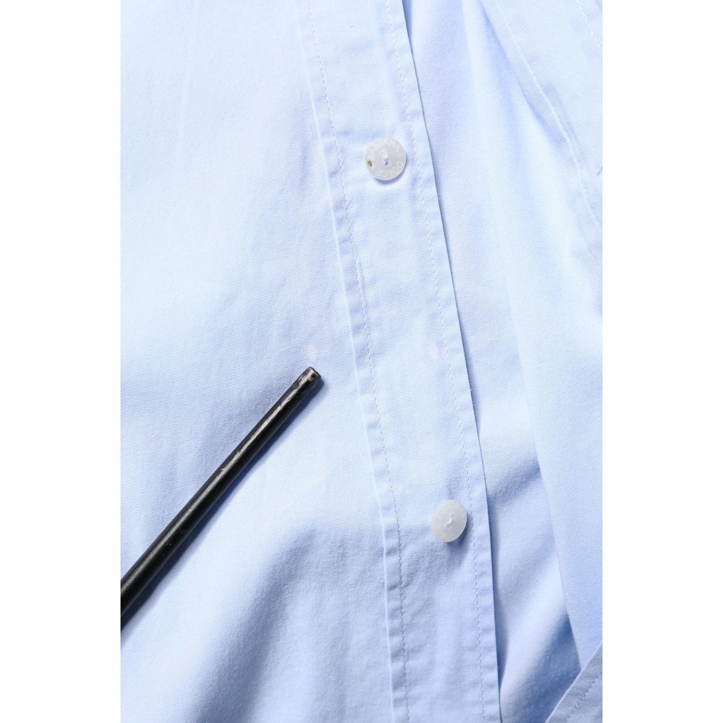 Dolce & Gabbana Light Blue Cotton MARTINI Formal Dress Shirt TSH86336-37
