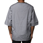 Dolce & Gabbana Gray Polka Dot Pin-Up Print Crew Neck T-shirt TSH87746-52