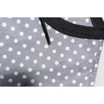 Dolce & Gabbana Gray Polka Dot Pin-Up Print Crew Neck T-shirt TSH87746-52