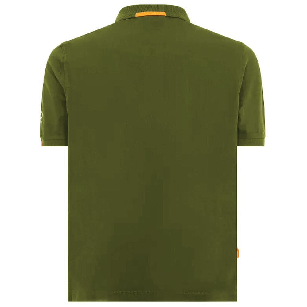 Suns Green Cotton Polo Shirt