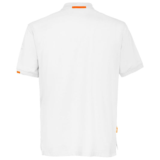 Suns White Cotton Polo Shirt SU-15078-XXL