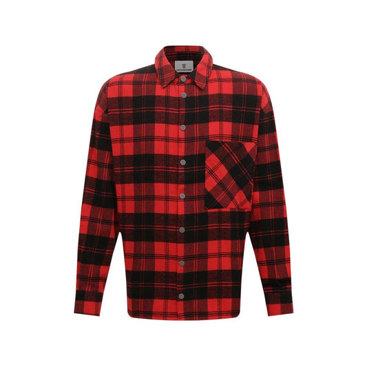 Diego Venturino Red Cotton Men Jacket