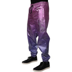 Dolce & Gabbana Pink Purple Two Tone Jogger Sweatpants Pants PAN75211-48