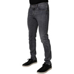 Dolce & Gabbana Dark Gray Cotton Stretch Skinny Denim Jeans PAN75212-48