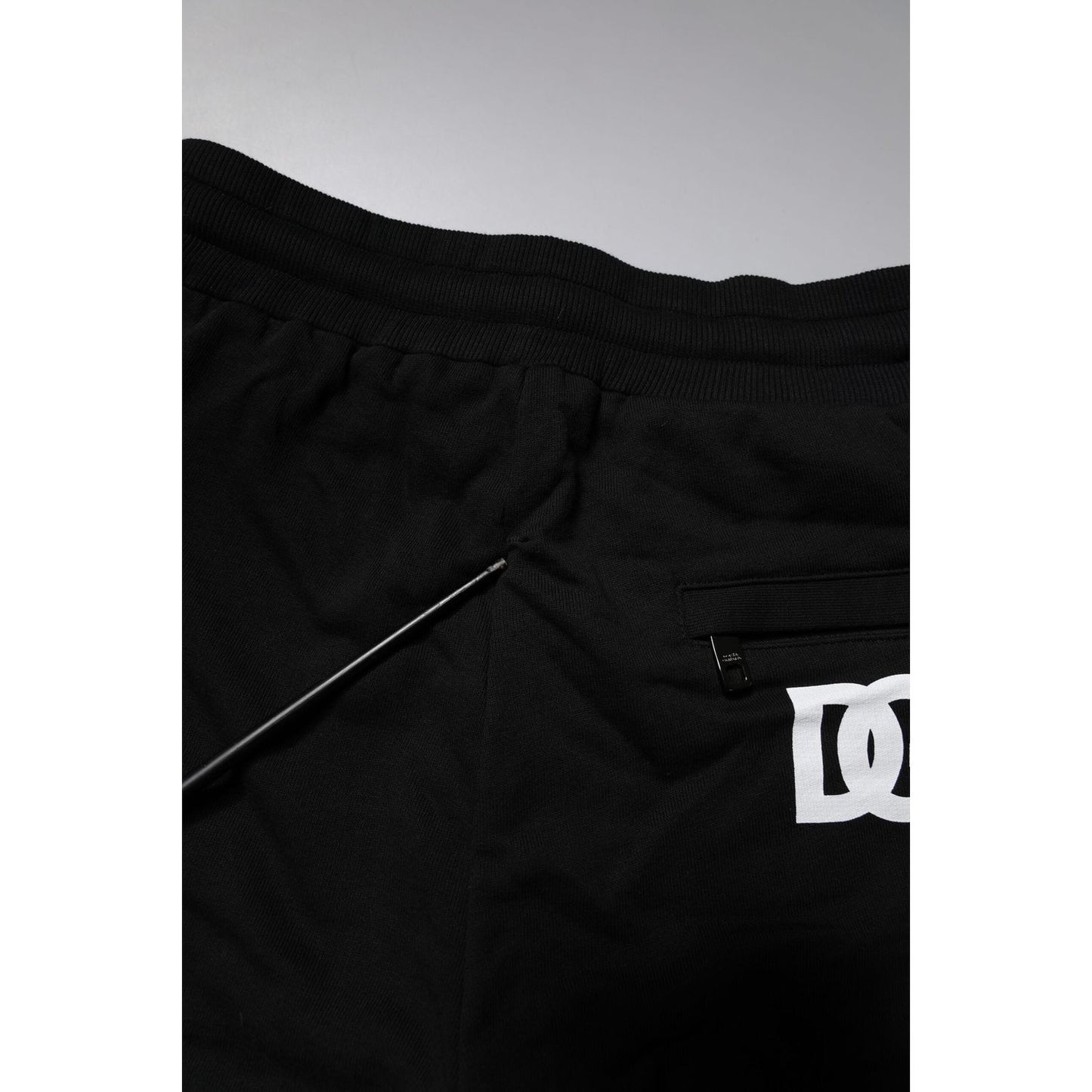Dolce & Gabbana Black Cotton Jogger Sweatpants Pants PAN75259-44