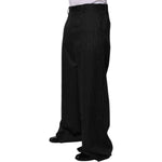 Dolce & Gabbana Black Stripes Wide Leg Formal Men Dress Pants PAN75359-48