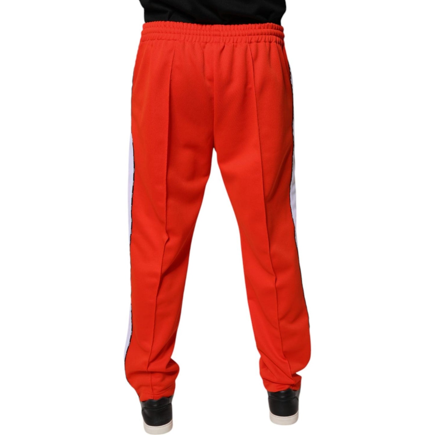MSGM Red White Mid Waist Men Jogger Sweatpants Pants PAN76053-50