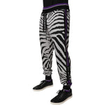 Dolce & Gabbana Black White Zebra Men Jogger Sweatpants Pants PAN76060-52
