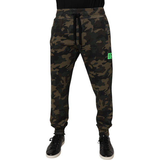 Dolce & Gabbana Multicolor Camouflage Jogger Sweatpants Pants PAN76123-50