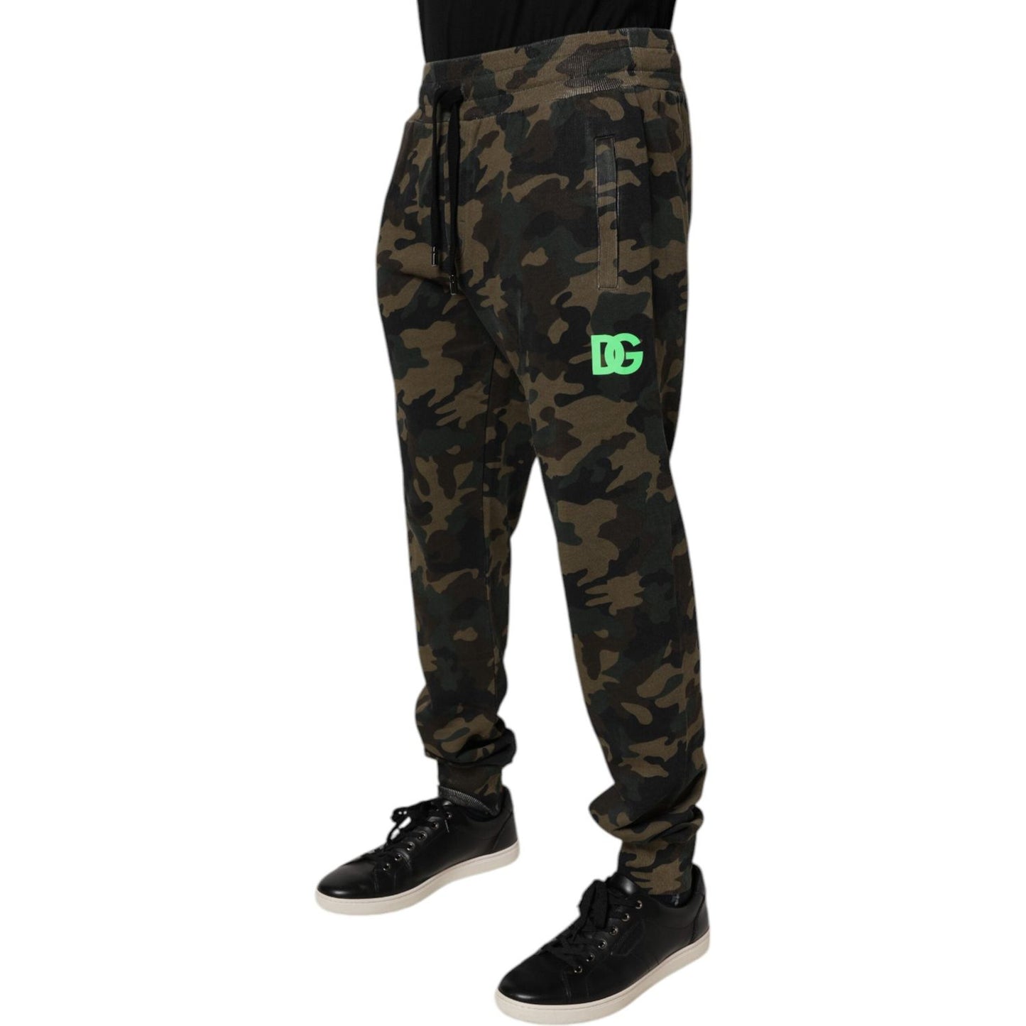 Dolce & Gabbana Multicolor Camouflage Jogger Sweatpants Pants PAN76123-50