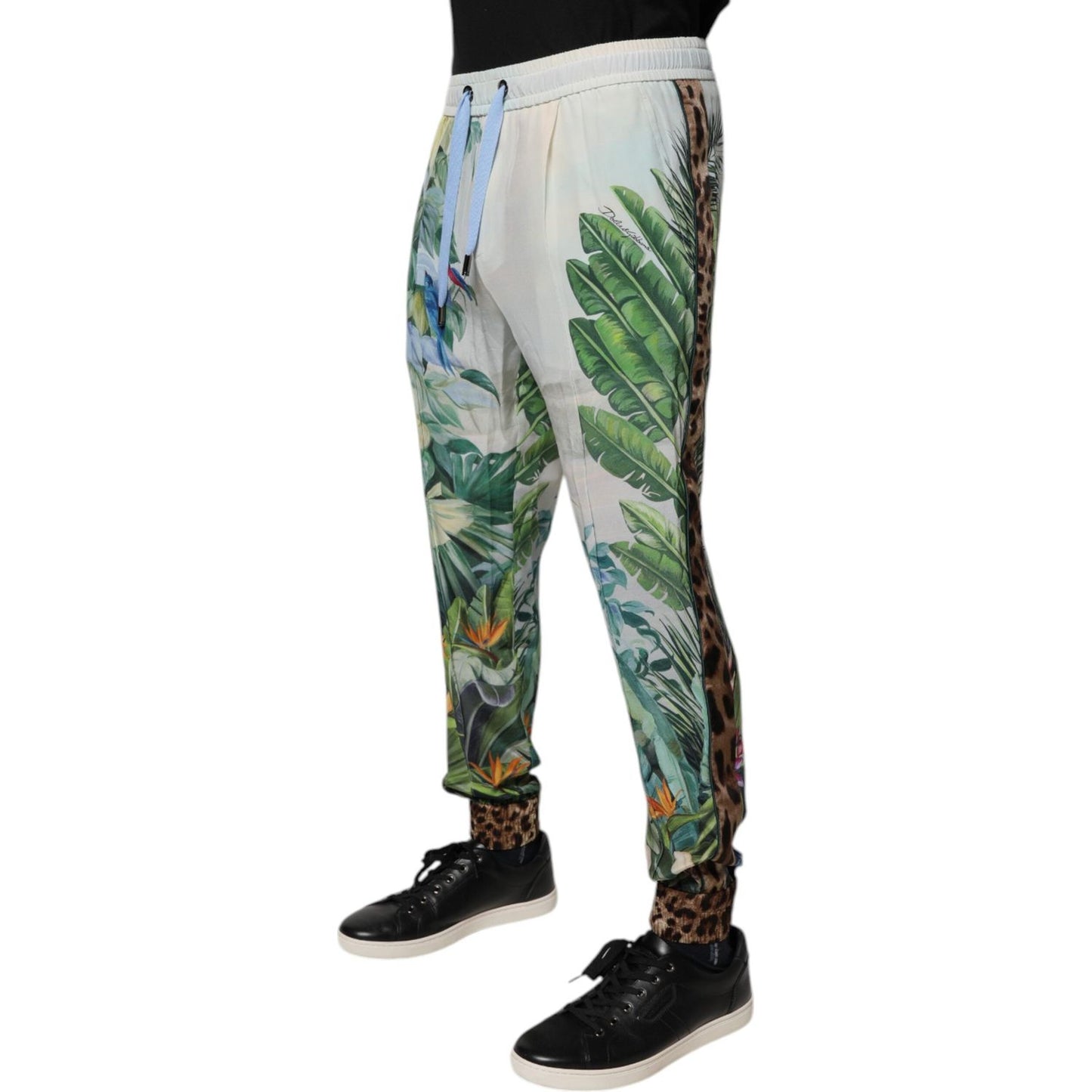 Dolce & Gabbana Multicolor Tropical Jogger Sweatpants Pants PAN76168-46