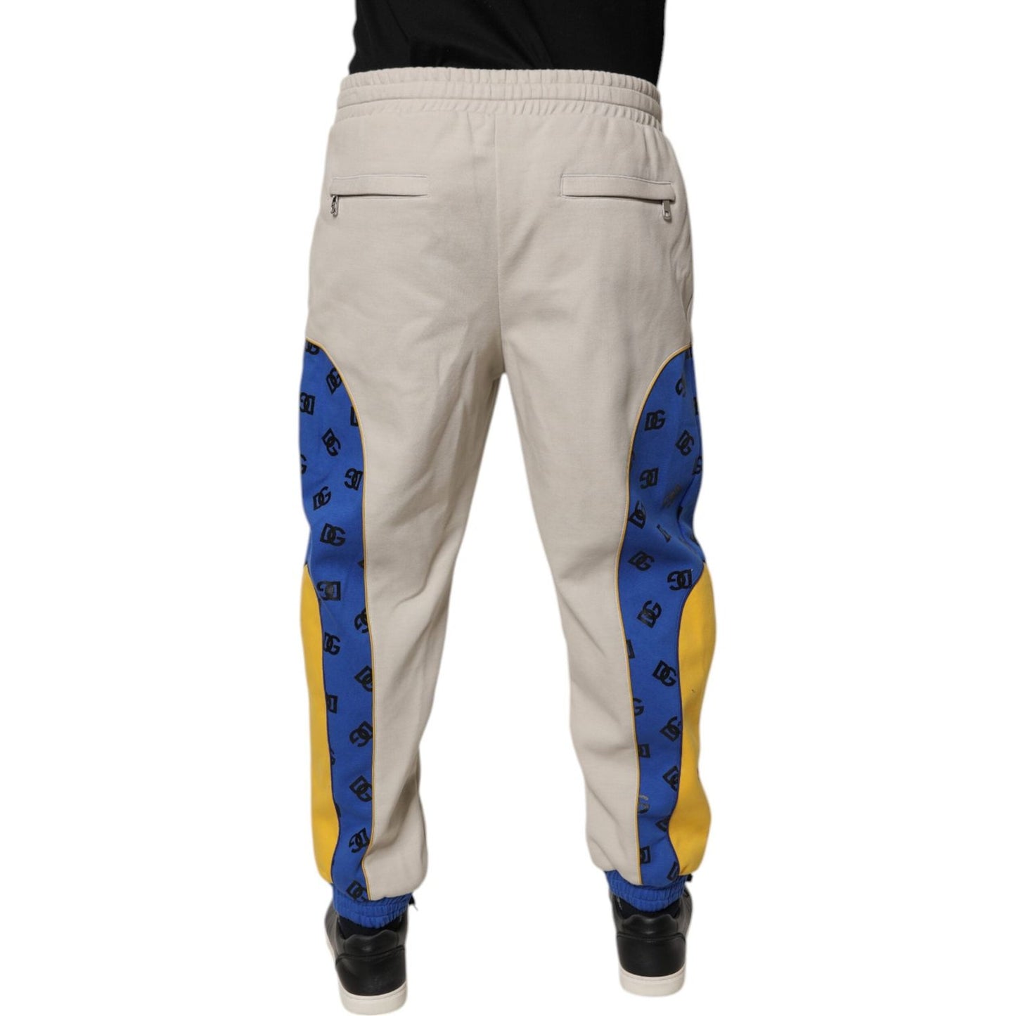Dolce & Gabbana Multicolor Cotton DG Jogger Sweatpants Pants PAN76170-48