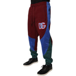 Dolce & Gabbana Multicolor Cotton Men Jogger Sweatpants Pants PAN76184-48