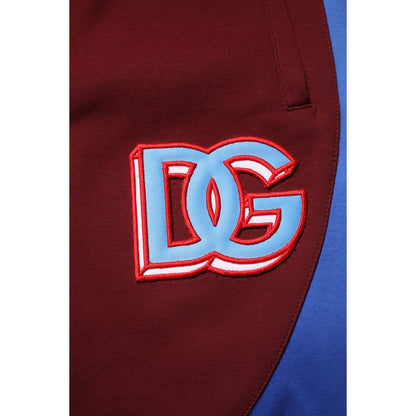 Dolce & Gabbana Multicolor Cotton Men Jogger Sweatpants Pants