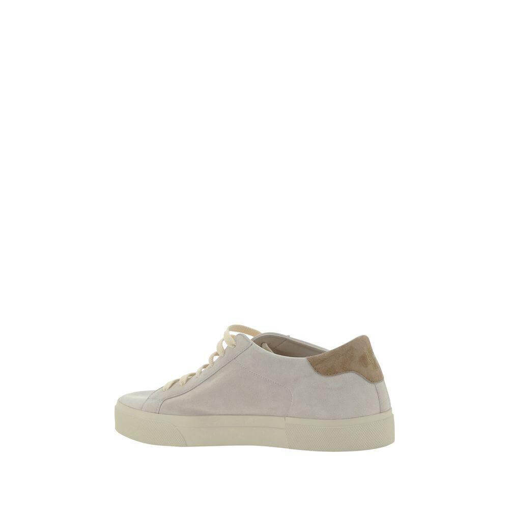 Brunello Cucinelli Cream White Leather Sneakers BRMZUCHHP330CFE29BB-45-FBB-371
