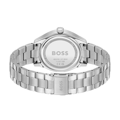 Hugo Boss Silver Stainless Steel Dress Watch