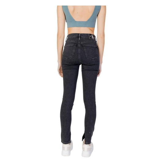 Calvin Klein Jeans Black Cotton Jeans & Pant