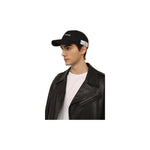Diego Venturino Black Cotton Hats & Cap DI-15135-UNI