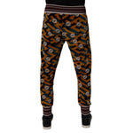 Dolce & Gabbana Multicolor Logo Monogram Jogger Sweatpants Pants PAN75045-44