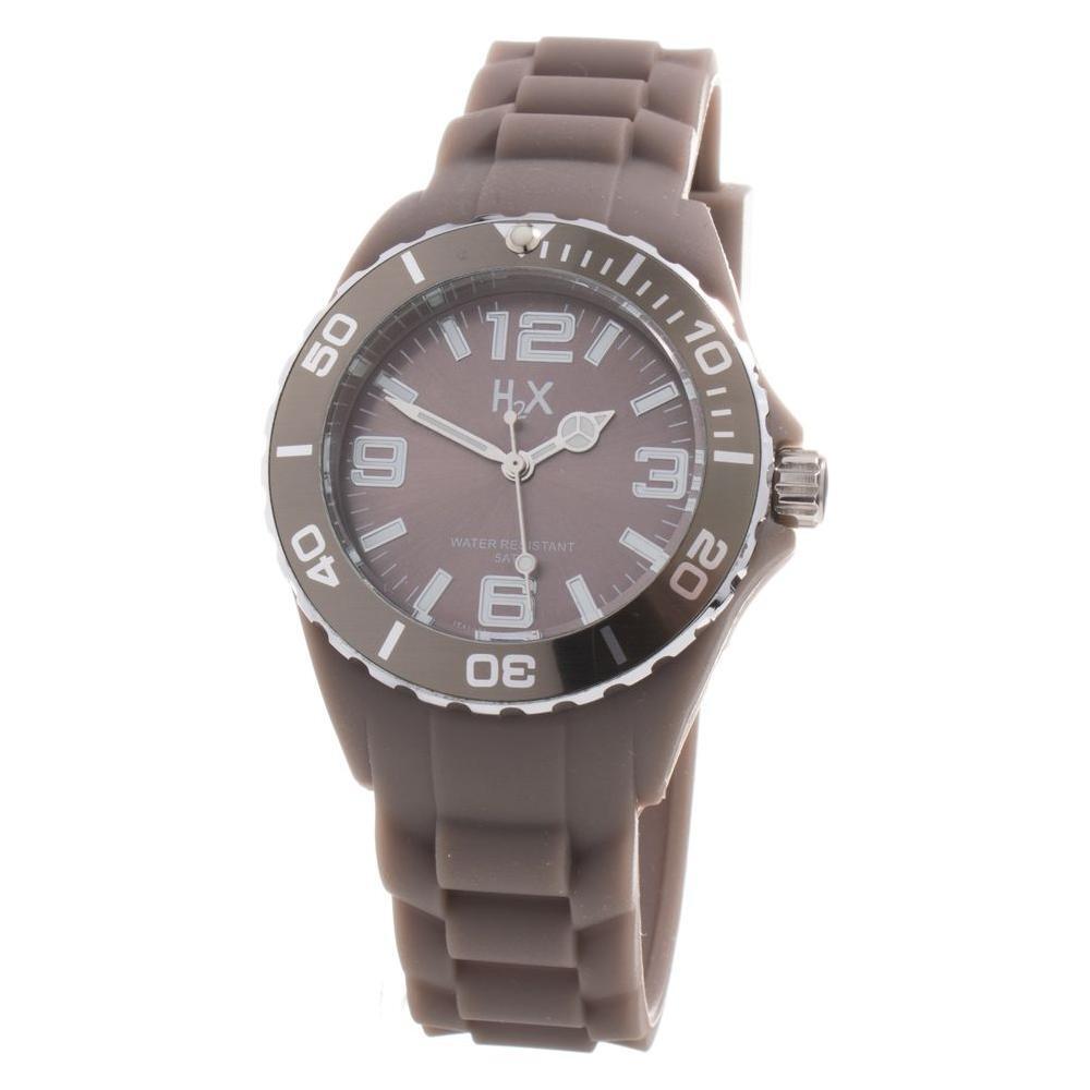 Haurex Brown Rubber Sport Watch